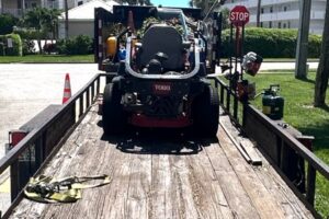 how to stop lawn equipment theft