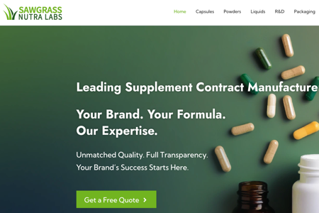 Sawgrass Nutra Labs Expanding Florida Manufacturing