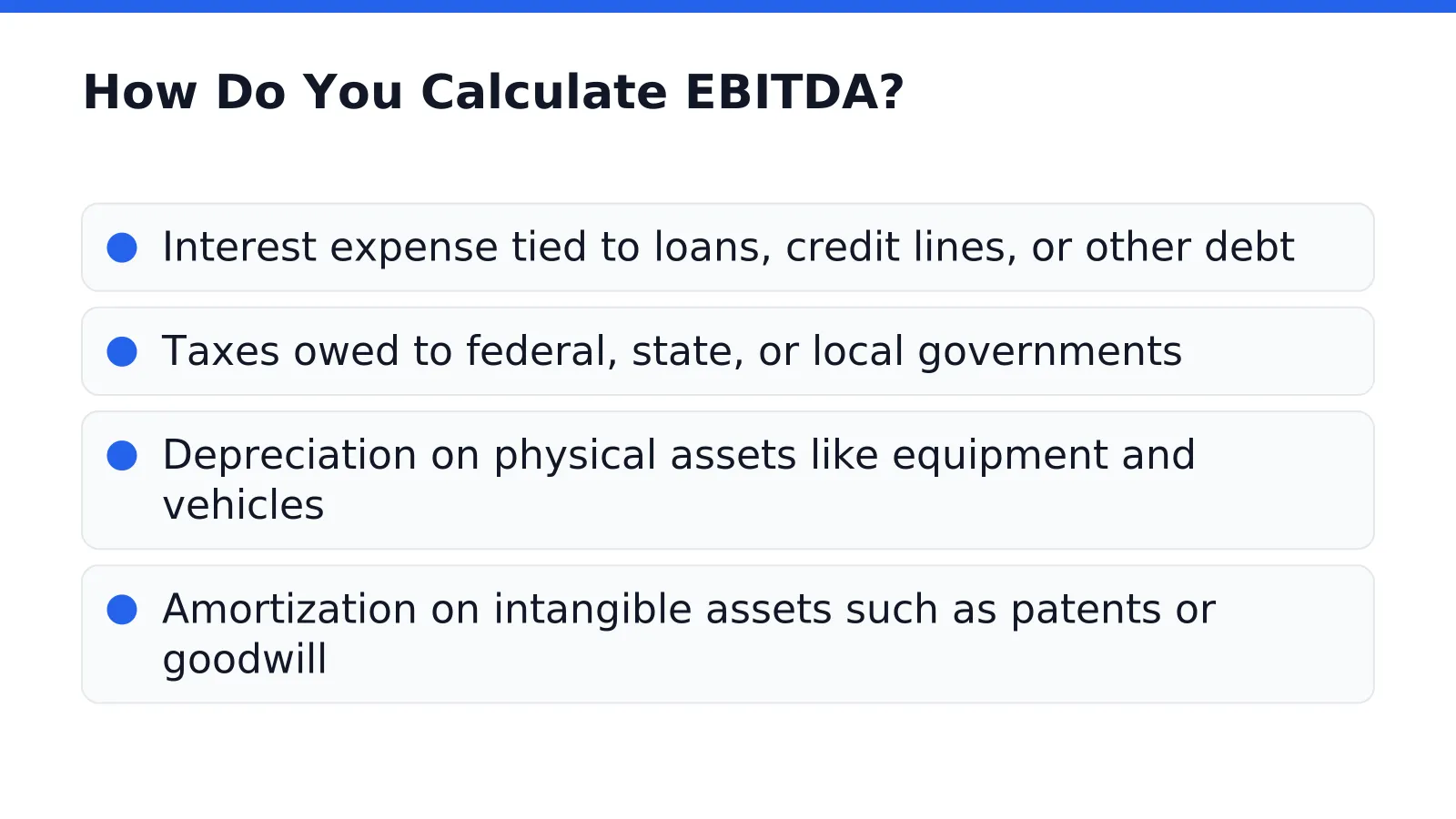 How Do You Calculate EBITDA